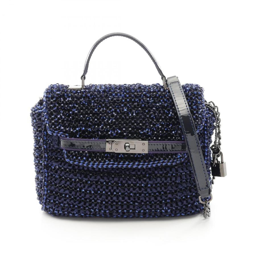 【希少】【美品】ANTEPRIMAアンテプリマケイトラージハンドバッグロック金具 希少】【美品】ANTEPRIMAアンテプリマケイトラージハンドバッグロック