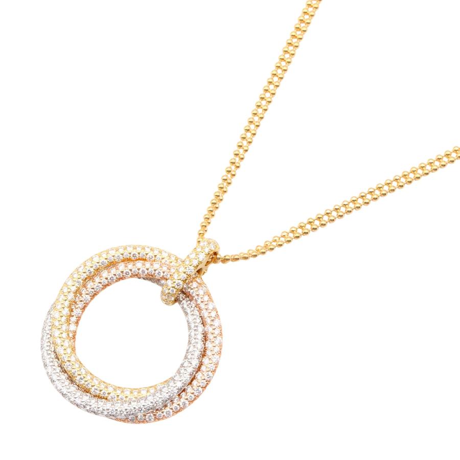 Cartier（カルティエ） トリニティ ネックレス ラージ パヴェダイヤ