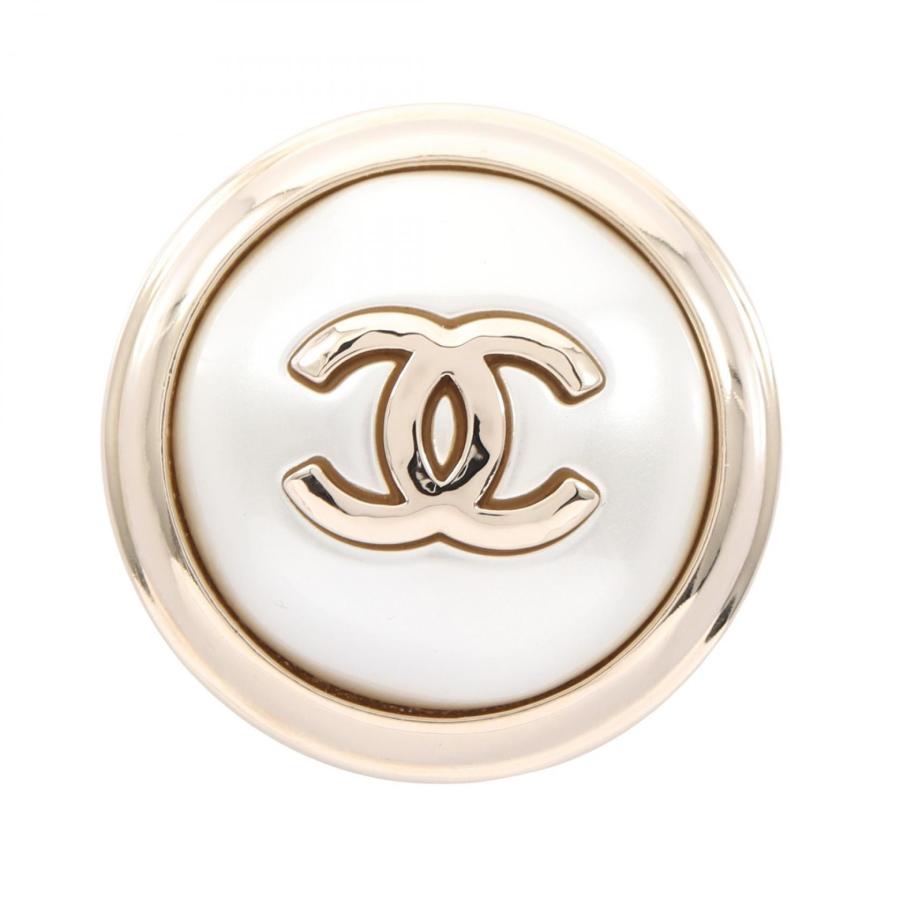確実正規品　美品　CHANEL ピンブローチ　ココマーク　サークル　ゴールド CHANEL（シャネル） ココマーク サークル ブローチ アクセサリー GP