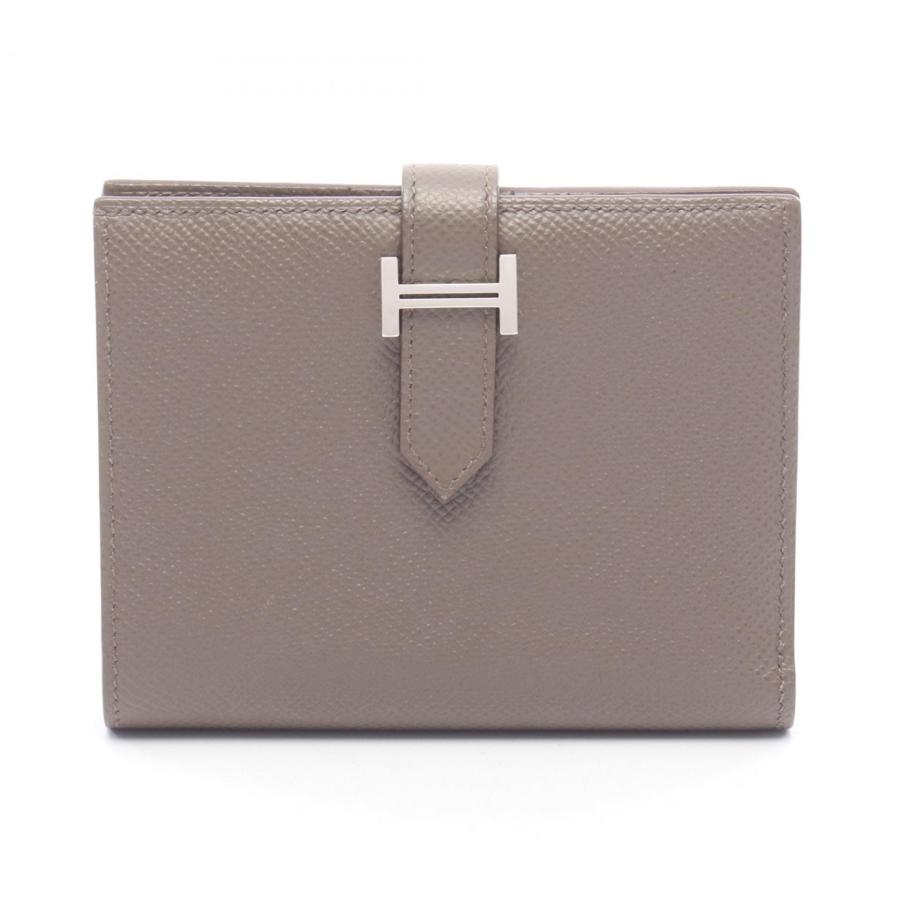 HERMES（エルメス） ベアンコンパクト 二つ折り財布 財布 レザー