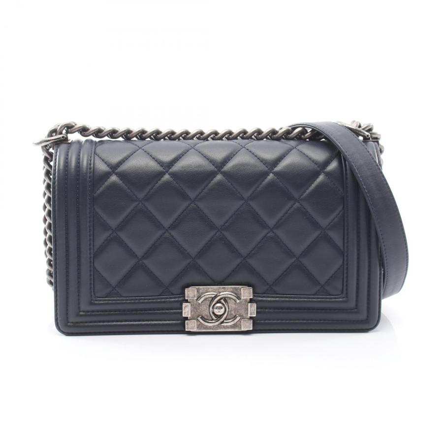 ボーイCHANEL ブラック ケース ノベルティ シルバー CHANEL（シャネル） ボーイシャネル アンティークシルバー金具