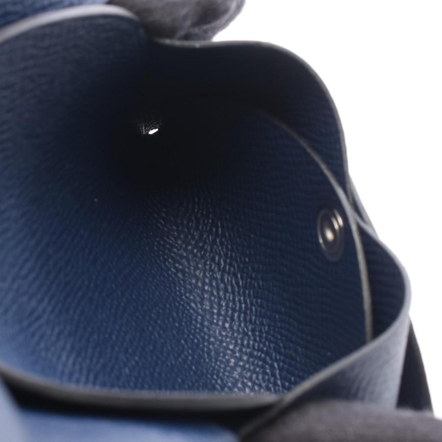 HERMES（エルメス） カルヴィデュオ ブルーネイビー コインケース 財布