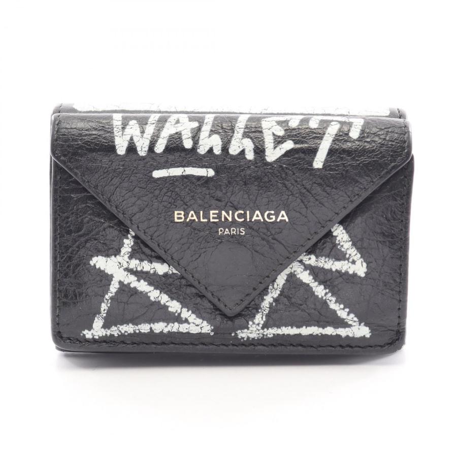 BALENCIAGA（バレンシアガ） ペーパーミニウォレット 三つ折り財布
