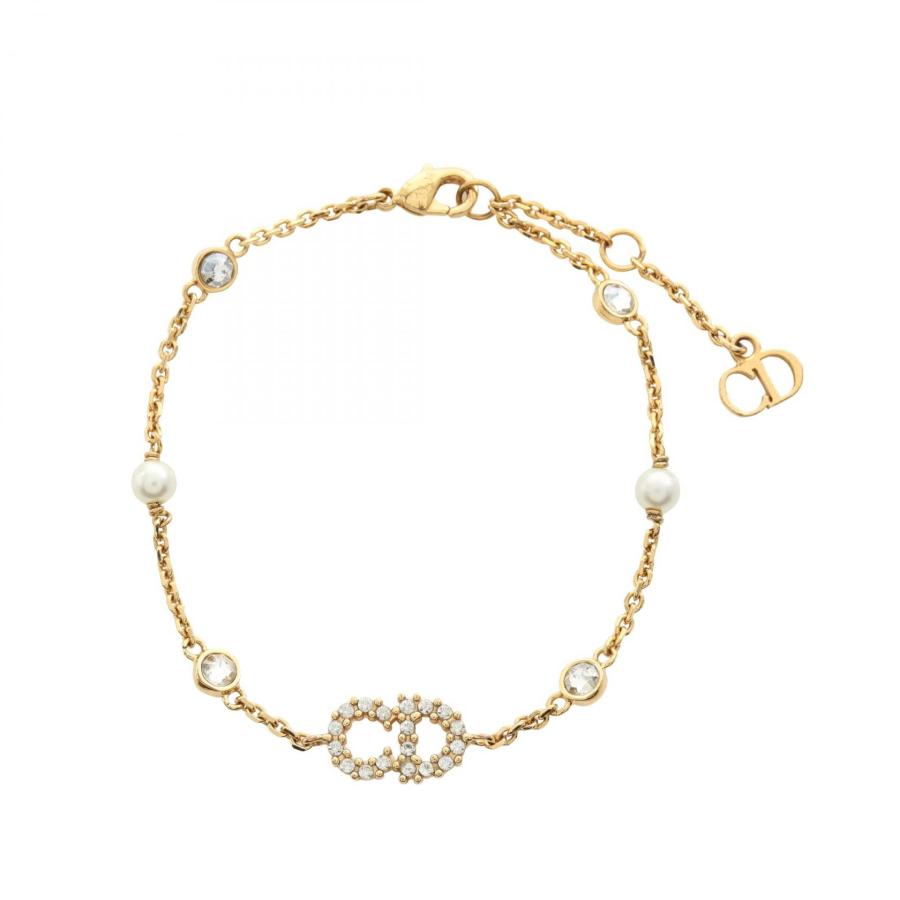 爆買 ディオール Dior CDロゴ ブレスレット アクセサリー GP（ゴールド