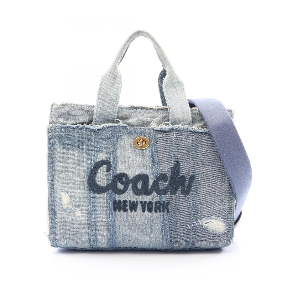 ✨中古品✨COACH カーゴトート26 デニム COACH（コーチ） カーゴ トート 26 2WAY トートバッグ バッグ デニム