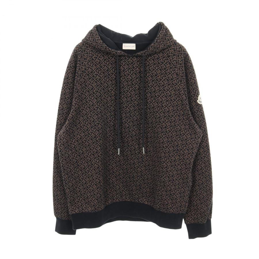 MONCLER（モンクレール） ロゴ総柄 パーカー 衣料品 トップス コットン