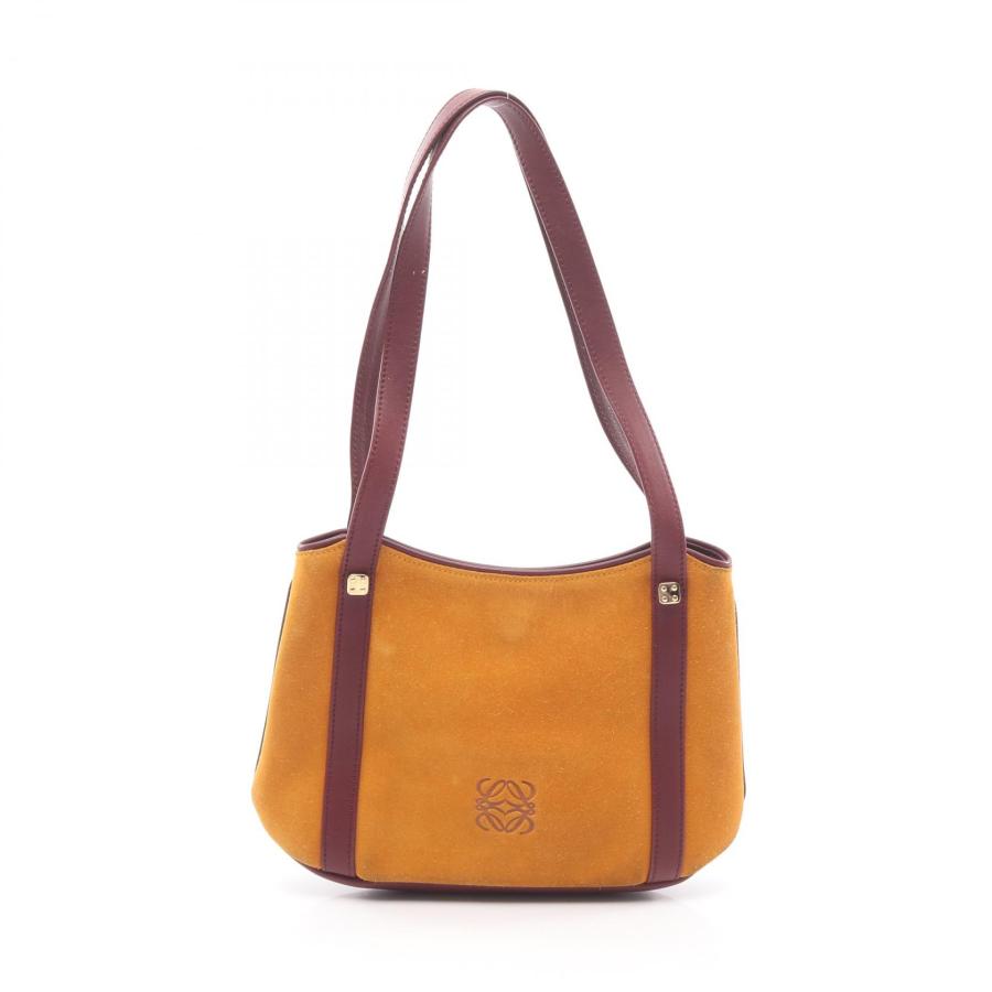 良品】LOEWE アナグラム トートバッグ A4可 レザー スウェード