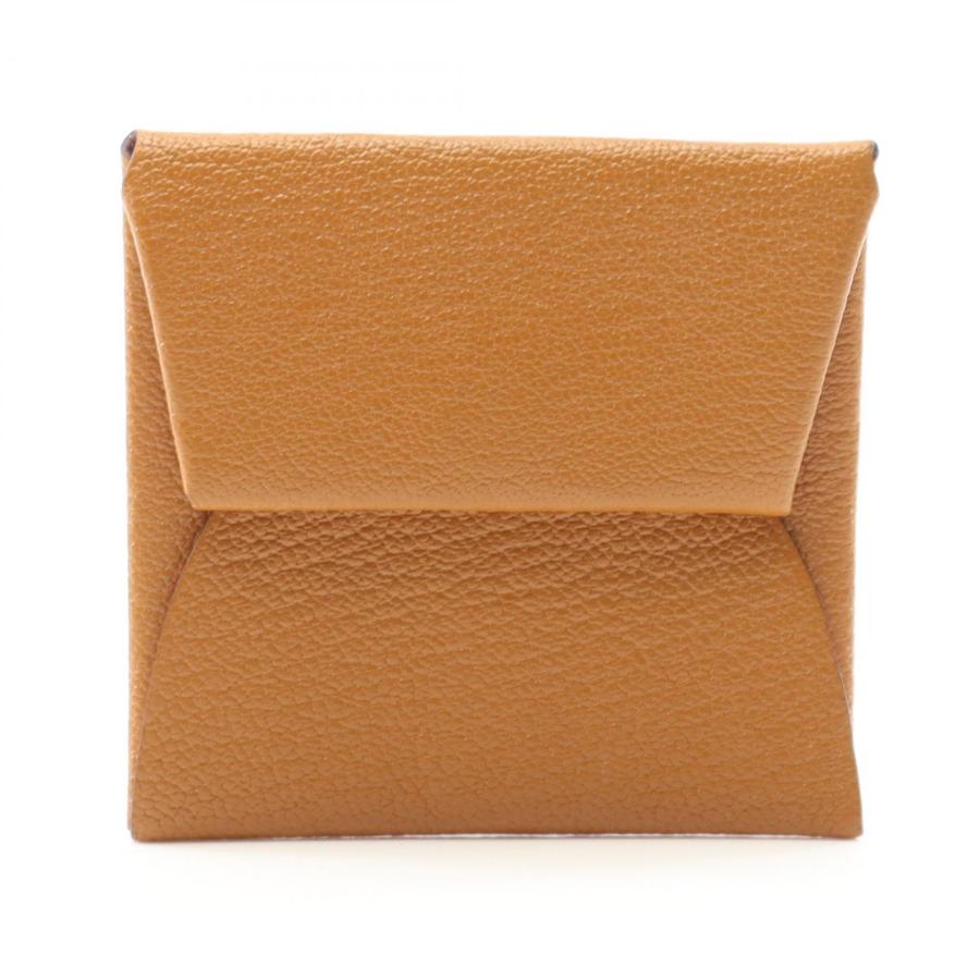 ＊BE@R さま＊専用　エルメス バスティア　ヴェルソ　オレンジ×ゴールド HERMES（エルメス） バスティア ヴェルソ コインケース 財布 レザー