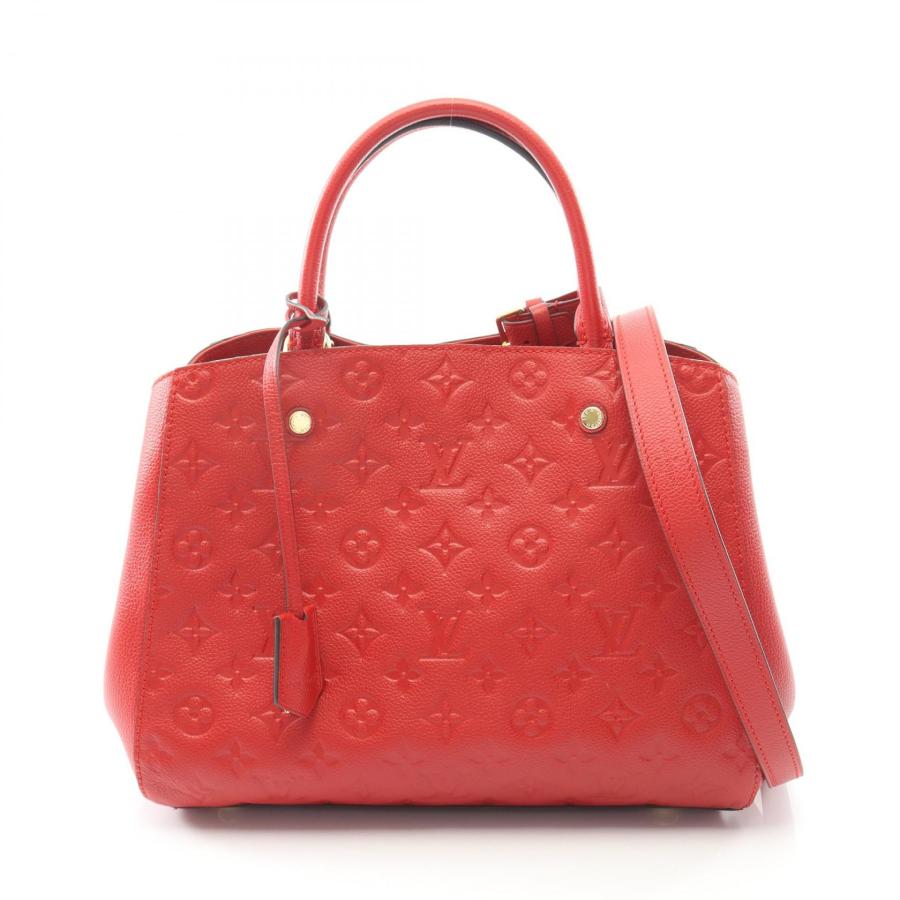美品　Louis Vuitton モンテーニュMM ネイビー×レッド LOUIS VUITTON モンテーニュ MM – Trip