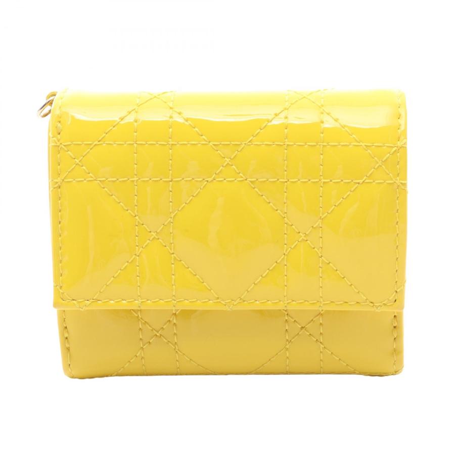 ディオール Dior LADY DIOR ロータスウォレット 三つ折り財布 財布 