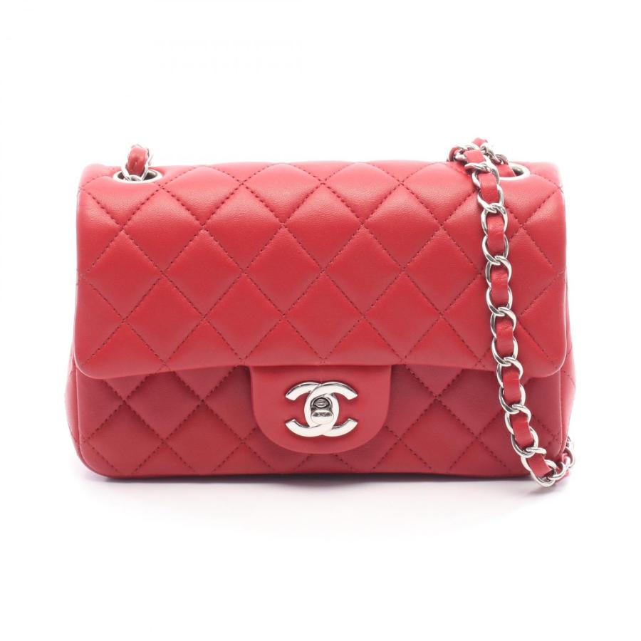 シャネル CHANEL ミニマトラッセ20 ショルダーバッグ バッグ レザー レディース レッド系 A69900 【中古】 CHANEL（シャネル） ミニマトラッセ20 ショルダーバッグ バッグ レザー