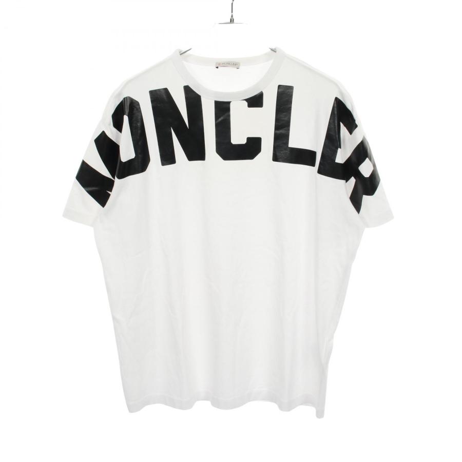 MONCLER ロゴプリント Tシャツ ホワイト | ヤマダウェブコム