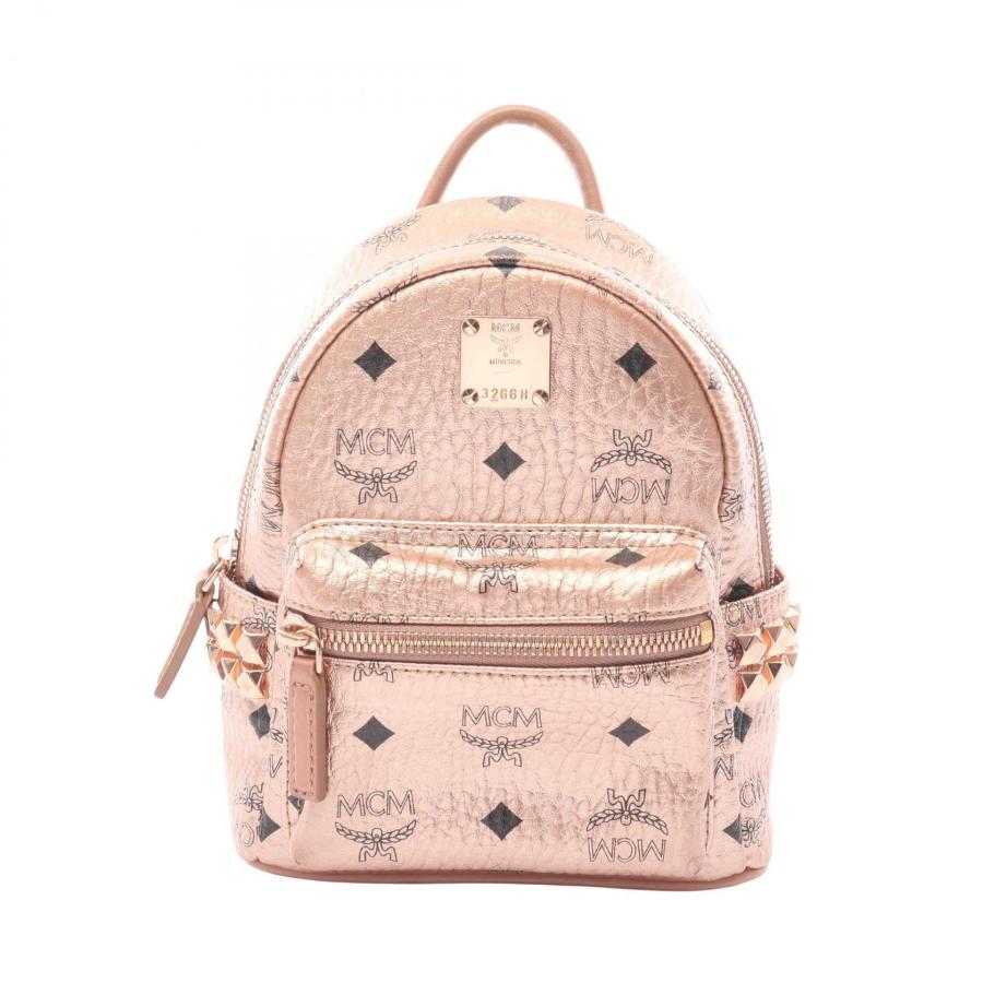 AVZ08 MCM ヴィセトス バックパック リュックサック ゴールド金具 MCM（エムシーエム） MCM STARK スターク ヴィセトス リュックサック
