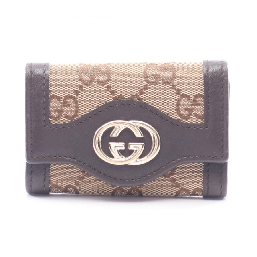 GUCCI（グッチ） インターロッキング GGキャンバス 6連 キーケース