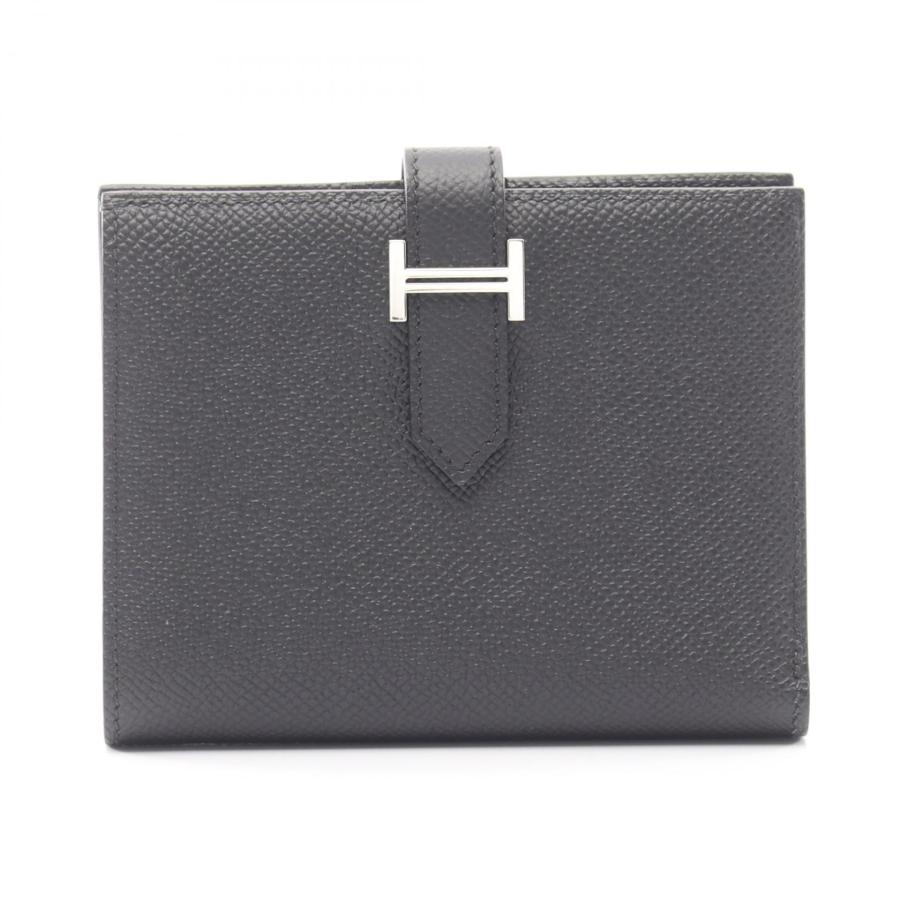 HERMES（エルメス） ベアンコンパクト 二つ折り財布 財布 レザー 