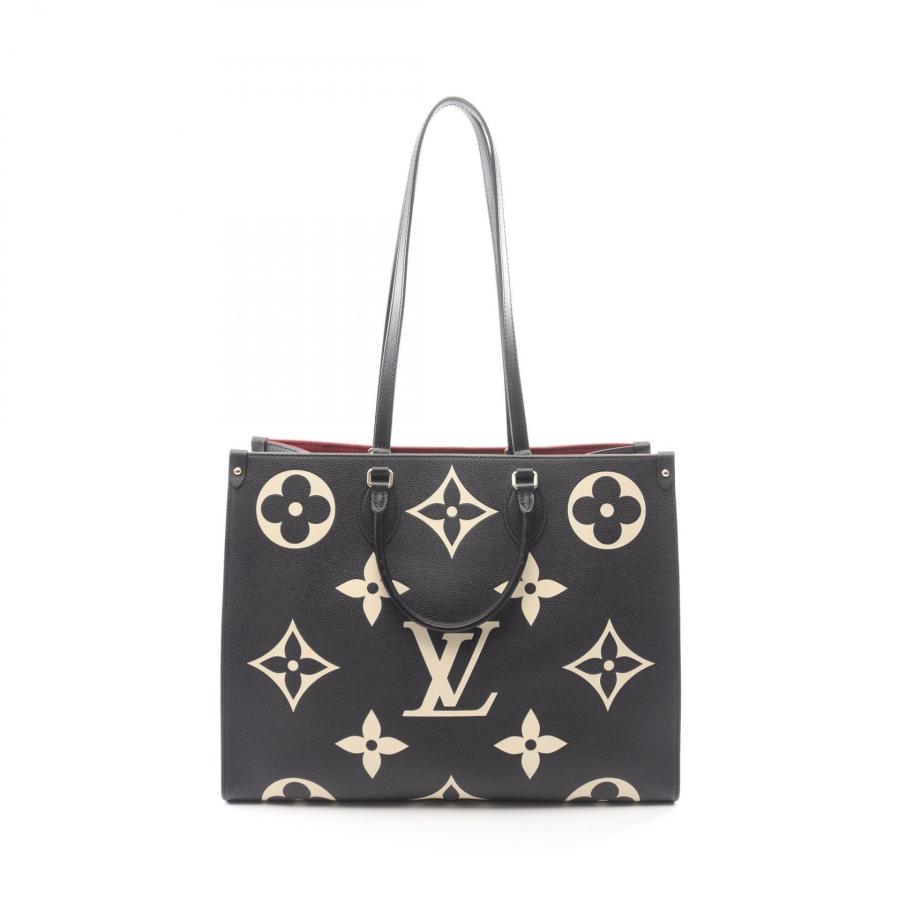 美品LOUIS VUITTONモノグラムトートバックGMボストンバッグ LOUIS VUITTON（ルイ・ヴィトン） オンザゴーGM バイカラー 2WAY
