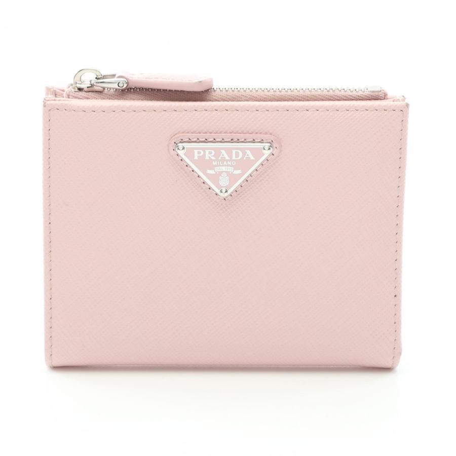 PRADA（プラダ） PRADA SAFFIANO TRIANG 二つ折り財布 財布