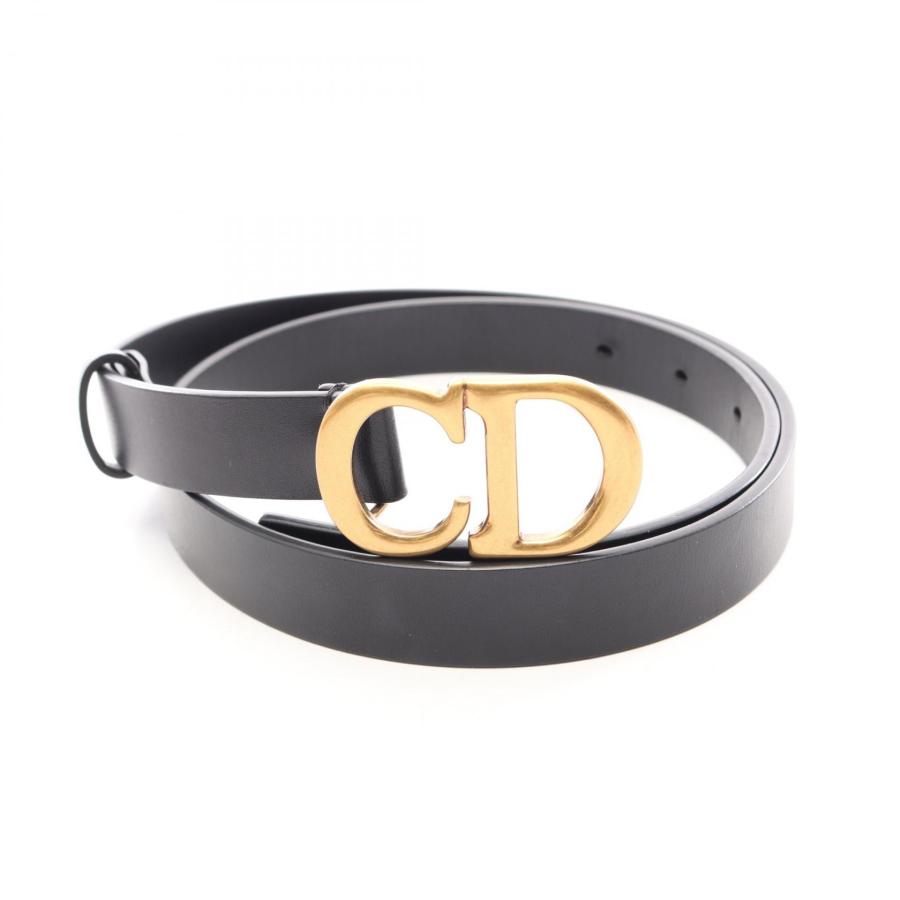 DIOR CDロゴバックル ベルト 85/34 ディオール Dior CDロゴバックル ベルト 衣料品 レザー ブラック系