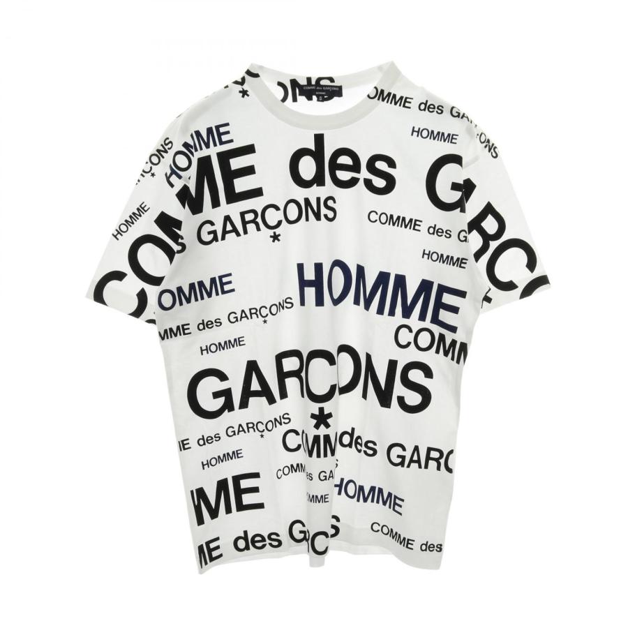 16SS COMME des GARCONS コムデギャルソン 総柄 切替 Tシャツ カットソー 半袖 GQ-T014 サイズXS ホワイト/ネイビー/グレー レディース 古着 中古 USED コムデギャルソンCOMME des GARCONS 草間彌生 コットンプリントTシャツ