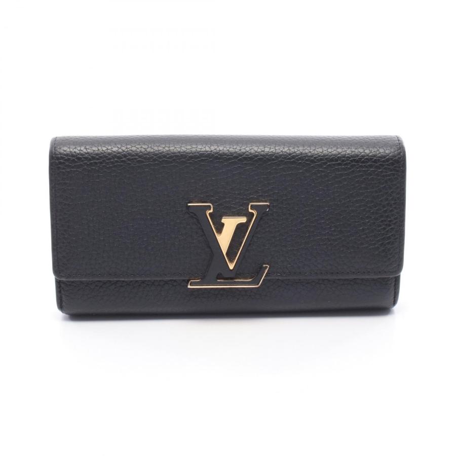 ルイヴィトン ポルトフォイユ カプシーヌ トリヨン ノワール 長財布 黒 レッド LOUIS VUITTON（ルイ・ヴィトン） ポルトフォイユ カプシーヌ トリヨン