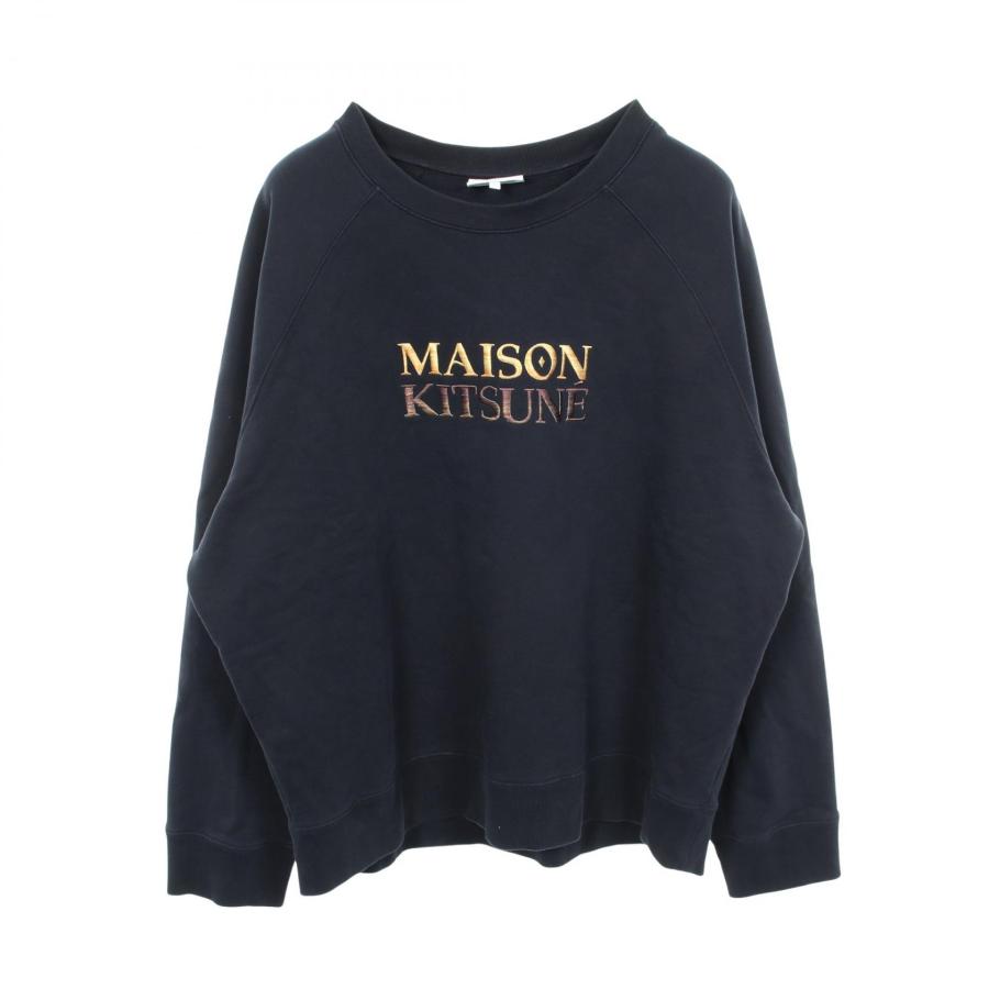 メゾンキツネ MAISON KITSUNE ロゴ刺繍 スウェット 衣料品 トップス