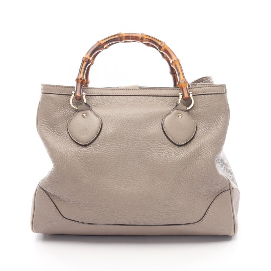 GUCCI（グッチ） バンブー トートバッグ バッグ レザー ベージュ系