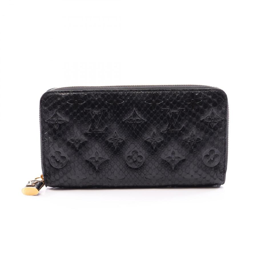 ★新品同様未使用品★　ルイヴィトン ジッピーウォレット パイソン ノワール LOUIS VUITTON（ルイ・ヴィトン） ジッピーウォレット モノグラム
