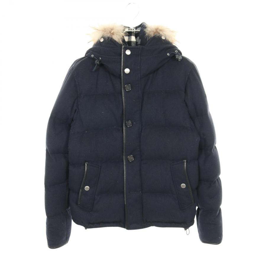 バーバリー BURBERRY ダウンジャケット 衣料品 アウター カシミヤ メンズ ネイビー系 4033531 【中古】 BURBERRY（バーバリー） ダウンジャケット 衣料品 アウター カシミヤ
