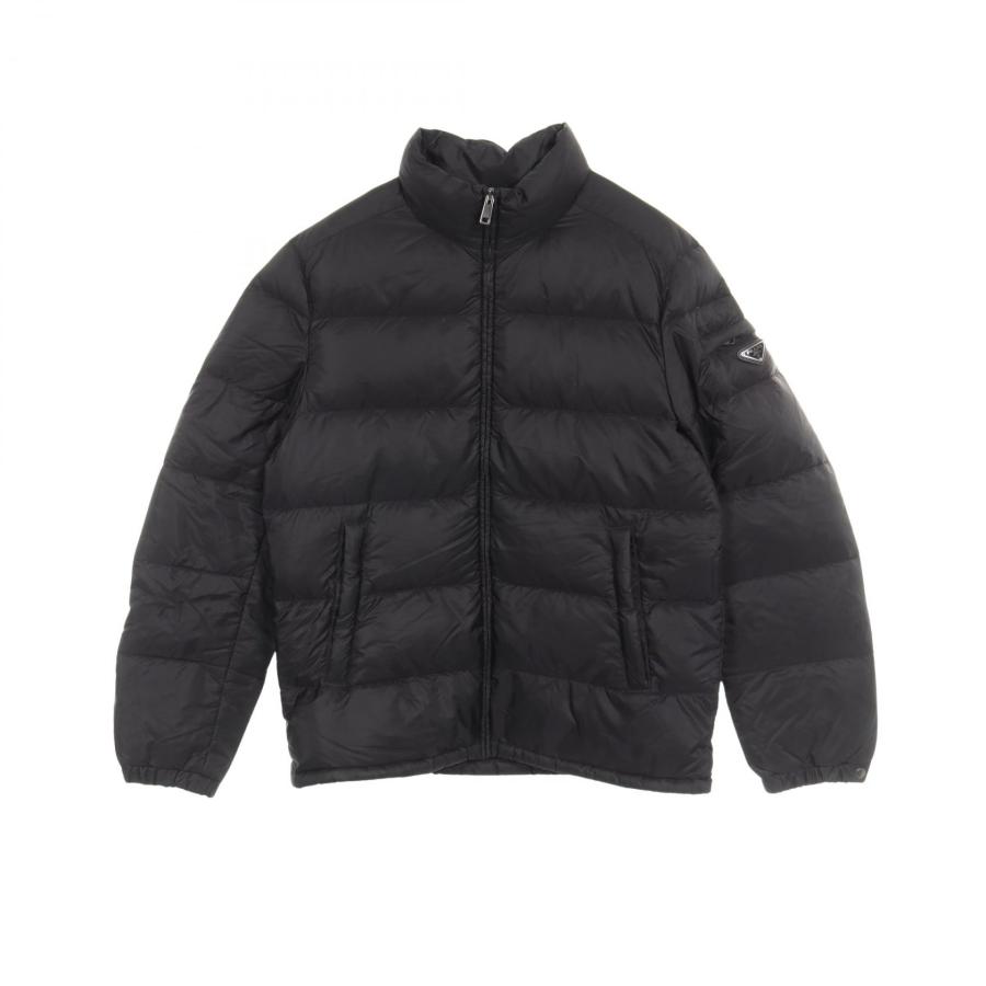 美品　PRADA プラダ　ナイロン　ジャケット　三角ロゴプレート PRADA（プラダ） 三角プレート ダウンジャケット 衣料品 アウター