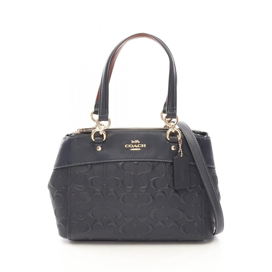 COACH（コーチ） ミニ ブルック キャリーオール シグネチャー エンボス 