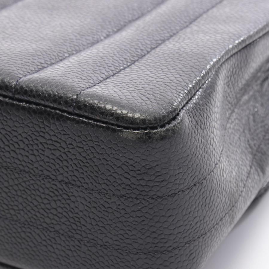 シャネル CHANEL マドモアゼル ショルダーバッグ バッグ レザー ブラック系 【中古】の画像
