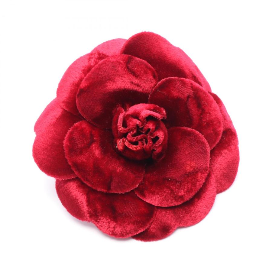 CHANEL ブローチ コサージュ カメリア 紅白　Betty1014 CHANEL（シャネル） カメリア コサージュ ブローチ アクセサリー