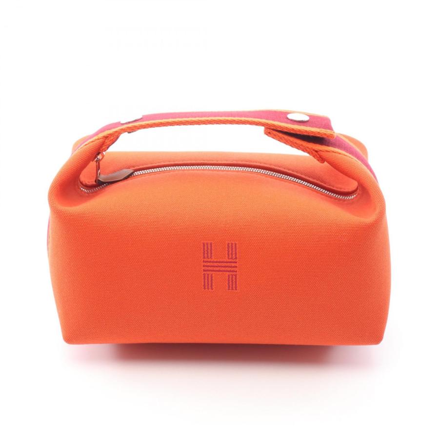 HERMES（エルメス） ブリッドアブラックPM オランジュ ハンドバッグ 