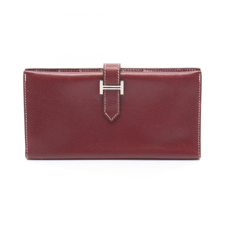 HERMES（エルメス） ベアンクラシック 二つ折り長財布 財布 レザー 
