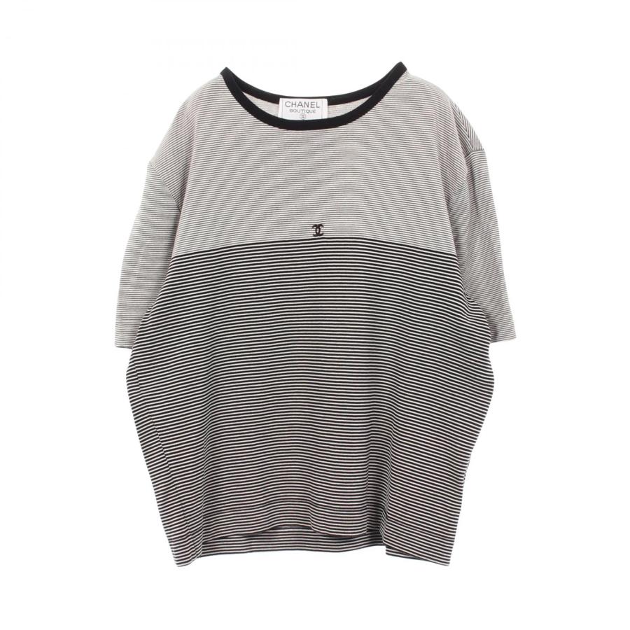 CHANEL（シャネル） ココマーク ボーダー 半袖Tシャツ 衣料品 トップス