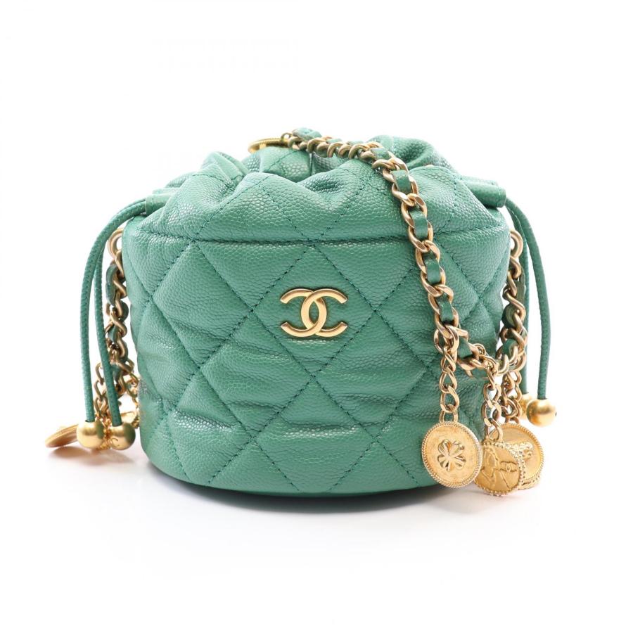 CHANEL（シャネル） マトラッセ ミニバケット 巾着 ショルダーバッグ