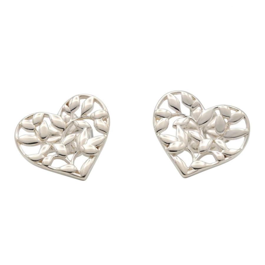 オリーブ ティファニー　シルバー　ハート　ピアス TIFFANY&Co.（ティファニー） TIFFANY＆CO オリーブ リーフ ハート