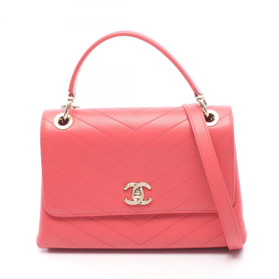 CHANEL（シャネル） シェブロン Vステッチ 2WAY ハンドバッグ バッグ 