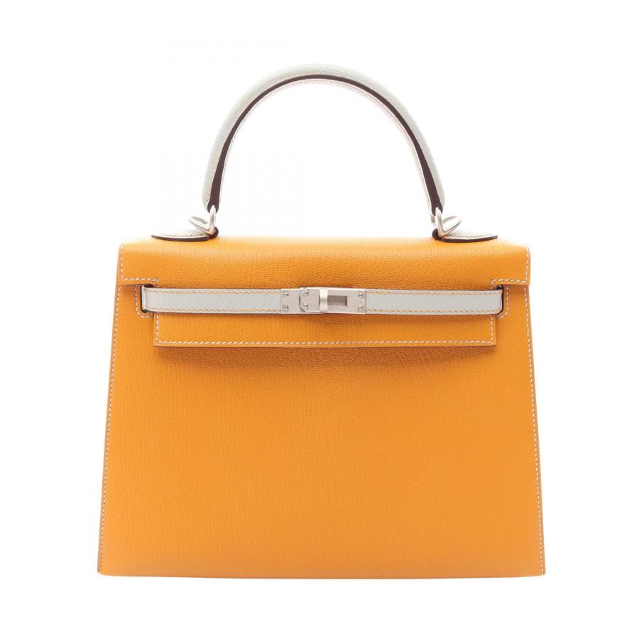 36 美品　HERMES　エルメス　ケリー25用　オレンジ　空箱　長方形 HERMES（エルメス） ケリー25 2WAY ハンドバッグ バッグ レザー