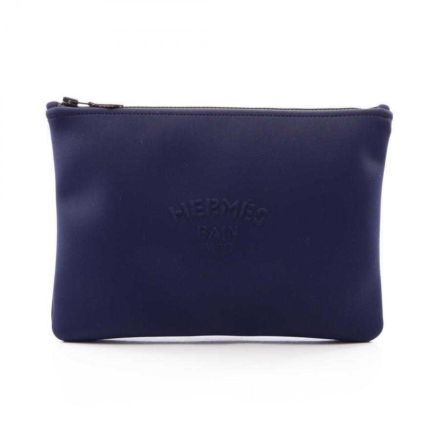 エルメス　ポーチ(ネオバン)MM HERMES（エルメス） ネオバンMM ブルーマリン ポーチ バッグ その他