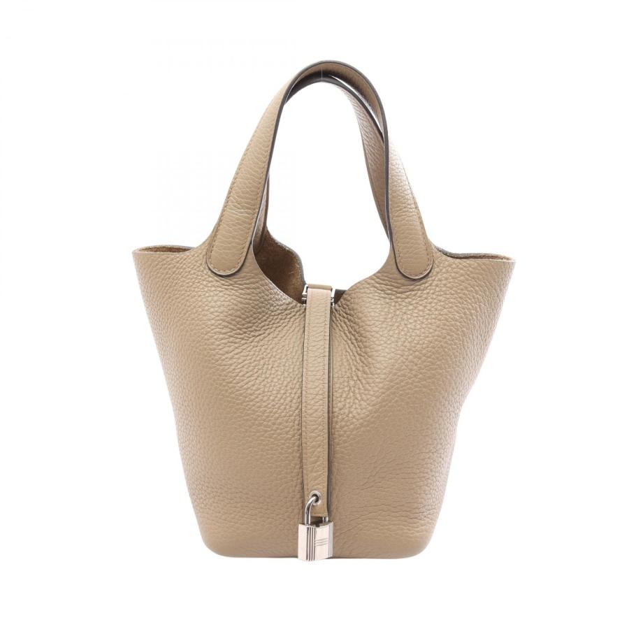 HERMES（エルメス） ピコタンロックPM ベージュマルファ ハンドバッグ 