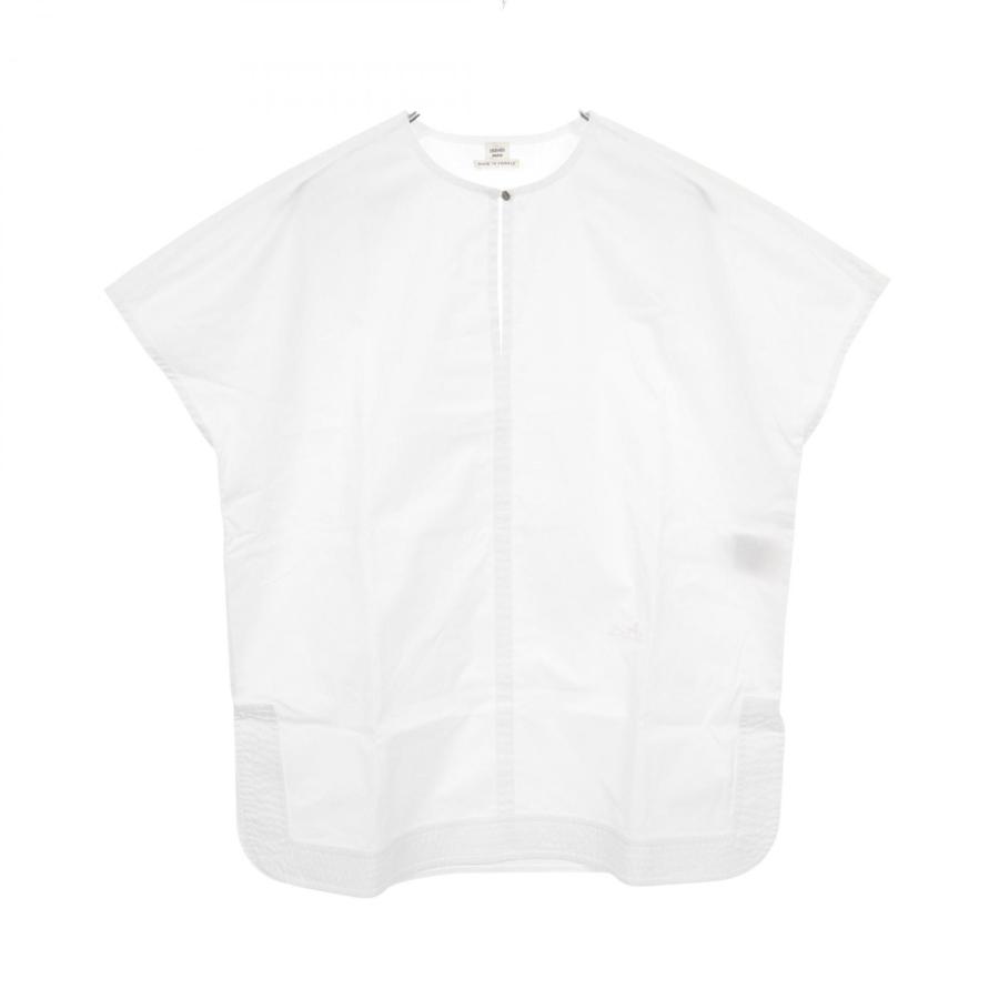 HERMES（エルメス） ブラウス 衣料品 トップス コットン ホワイト系 
