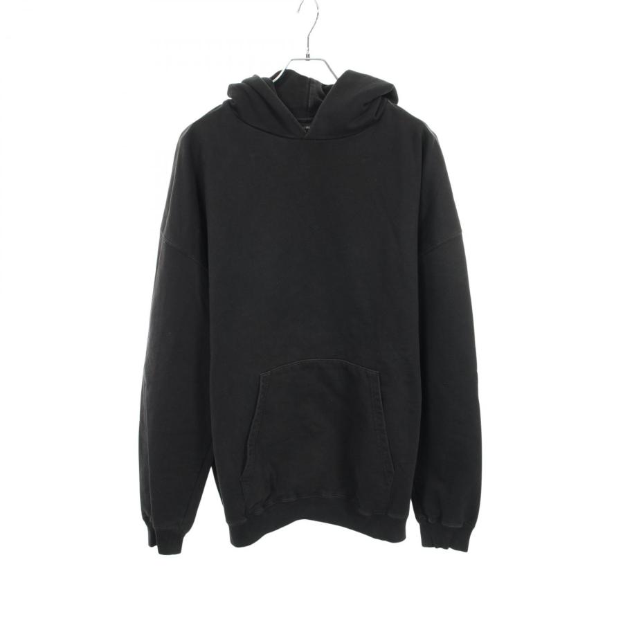 BALENCIAGA / バレンシアガ | コットン ヘビー スウェット プルオーバー パーカー | S | ブラック | レディース BALENCIAGA（バレンシアガ） パーカー 衣料品 トップス コットン