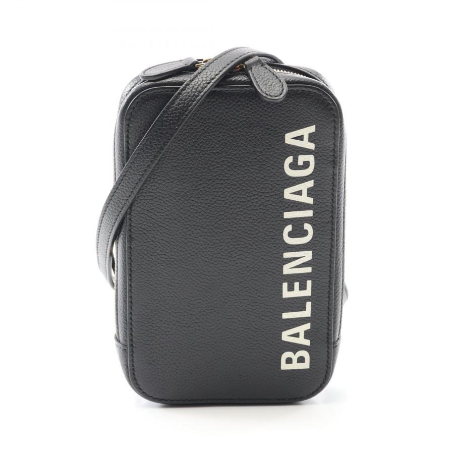 BALENCIAGA ブラックレザーケース 国内即発】BALENCIAGA ☆ iphoneX & XS☆レザーケース☆黒×白