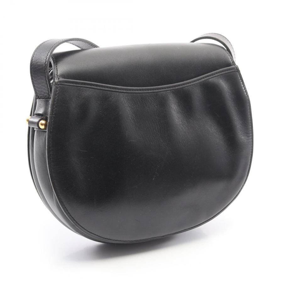 ディオール Dior ショルダーバッグ バッグ レザー ブラック系 【中古