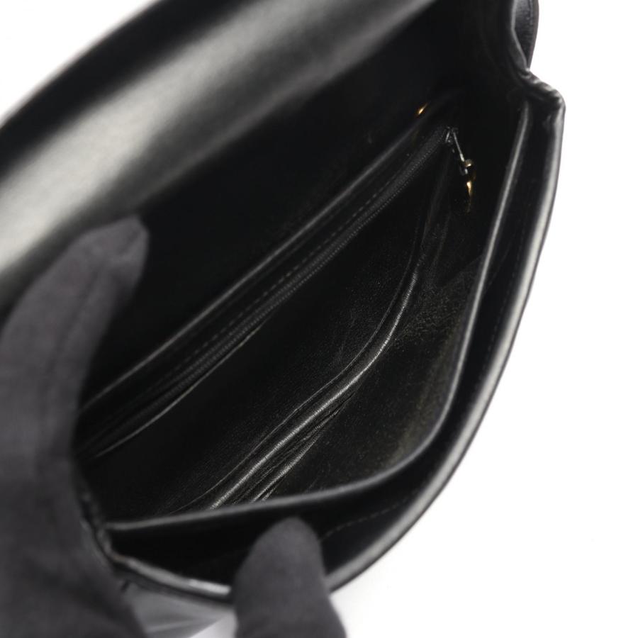 ディオール Dior ショルダーバッグ バッグ レザー ブラック系 【中古