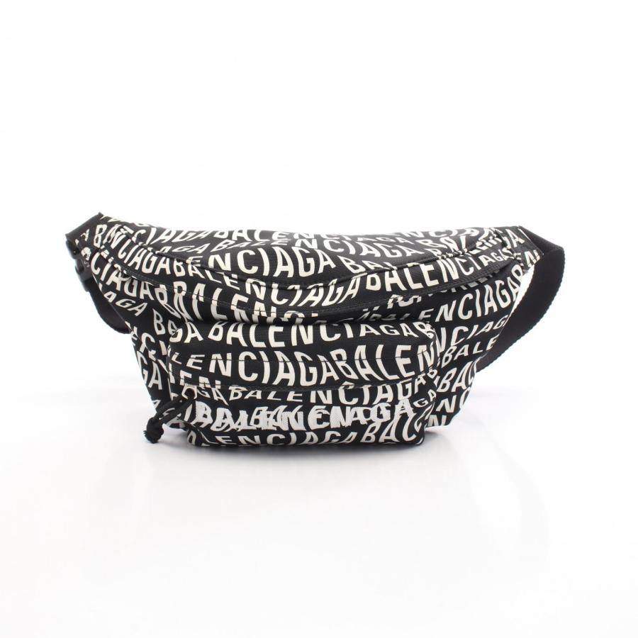 バレンシアガ BALENCIAGA WHEEL BELT PACK ウィール ベルト バッグ ウエストバッグ ボディバッグ バッグ ナイロン メンズ ブラック系 533009 【中古】 BALENCIAGA（バレンシアガ） BALENCIAGA WHEEL BELT PACK ウィール