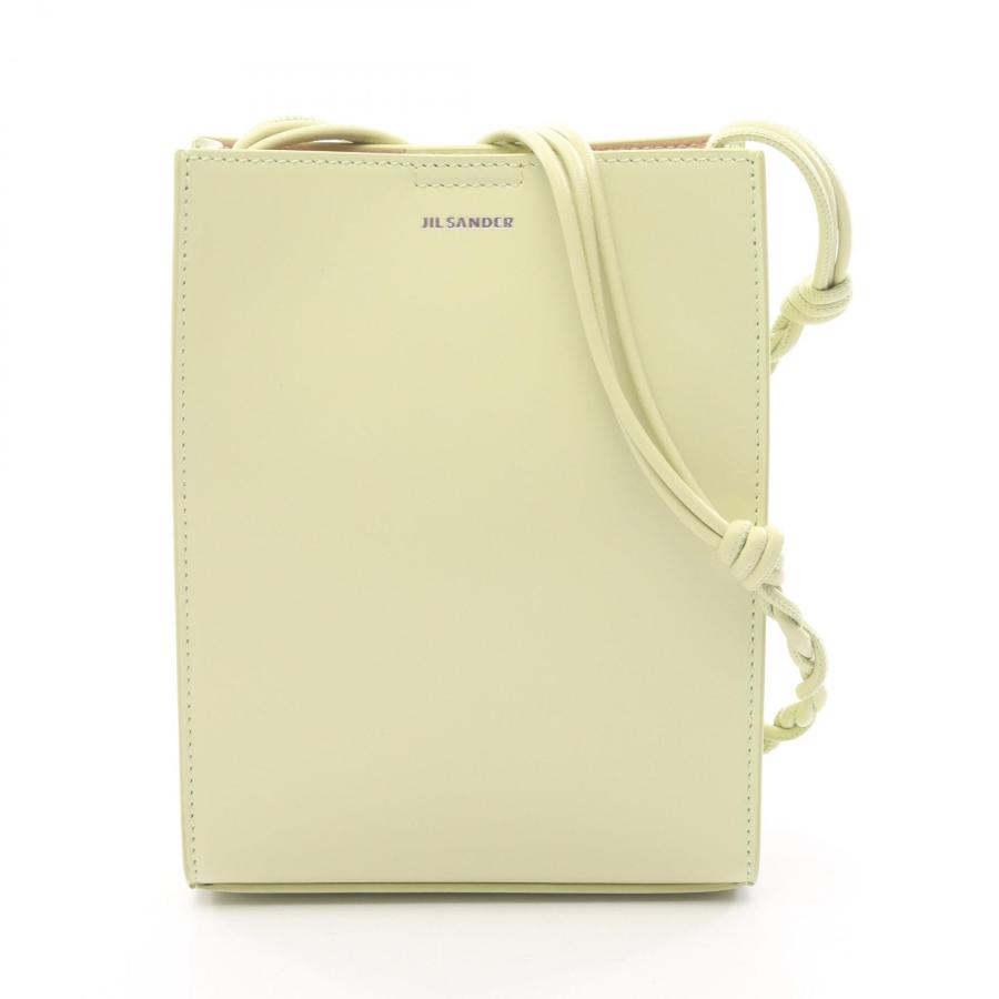 【美品】JIL SANDER タングルスモールショルダー グリーン JIL SANDER（ジルサンダー） ショルダーバッグ TANGLE SM RING