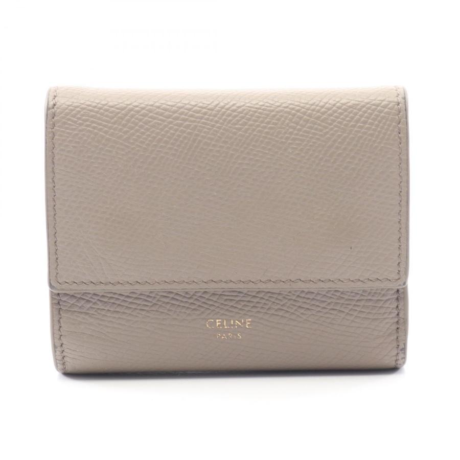 セリーヌ  スモール トリフォールドウォレット  ペブル 財布 三つ折り 16（CELINE） セリーヌ スモール トリフォールドウォレット 16 セーズ