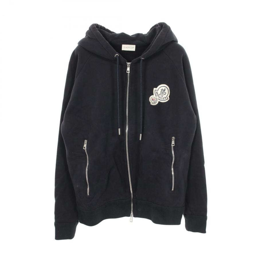 MONCLER（モンクレール） パーカー 衣料品 トップス コットン ネイビー